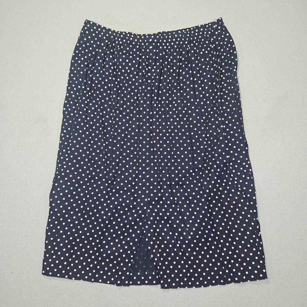 VTG Tracy Richards 90s 2-Piece Skirt Set Polka Dot Navy Red Sz 20WP - Picture 9 of 9